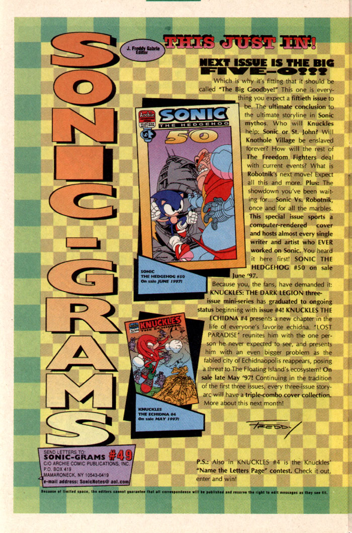 Sonic - Archie Adventure Series August 1997 Page 27